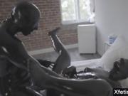 Hot pornstar latex and cumshot 2