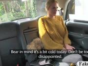 Big tits blonde passenger anal smashed in the backseat