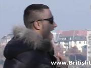 British mature lady picks up guy for sex on street