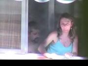 polvo en el balcon