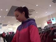 Breathtaking czech teen is seduced in the shopping centre and