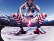 Lewd Fraggy VR - Shimakaze Live Fire Dildo