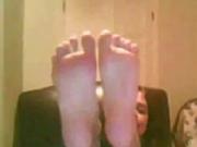 feets show in webcam