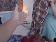 My stepmom said if I help with the laundry i get a BJ