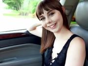 Slutty babe Shae Celestine trades blowjob for a free ride