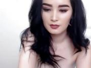 Cam Solo Show With Attractive Blackhaired Cammodel