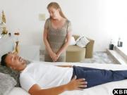 First boy girl scene of hot MILF nurse Melissa Lynn