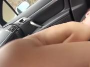 Sexy latina teen girl fucked in the car