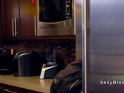 Dude with huge dick fucks blonde thief
