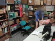 Teen shoplifters caught and pays for a hot sex