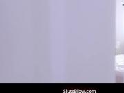 Horny Stepmom Devours Stepsons Dick and suck it rough