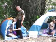 Red head teen moaning Backwoods Bartering