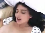 Cute Arab real girlfriend demands for doggy creampie