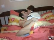 Slamming beautys wet honey pot feels so damn fucking good