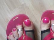 PINK flip flops III