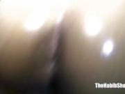 laylared handles monster toys in her ass n pussy