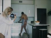 European MILF Cherry Kiss turned on by her naked chef