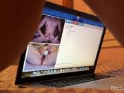 Sweet Wife Cums On Web Chat October 8, 2014 - Between Legs