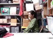 Jade Noirs tight pussy railed by a big cock
