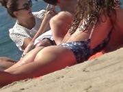 Young Teen In Thong At The Beach