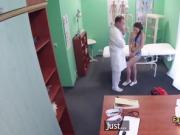 Gal enjoyed good fuck with doctor