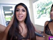 Gorgeous lesbian babes licking sweet pussies