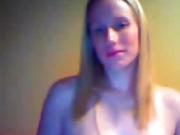 Preggo blonde with beautiful face and big tits