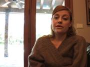 Skinny redhead seduces her therapist to have lesbian sex