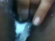 ebony creamy close up and toying 369