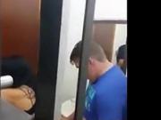 Couple Caught Fucking in Bathroom at a Party