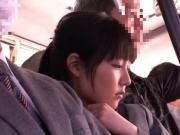 Finesse japan schoolgirl fucked in public bus and on the str