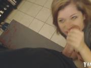 Sexy teen gets a nice facial