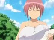 Anime Redhead Milf With Big Boobs Giving Blowjob