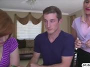 Amateur Cory and Saide in threesome sex