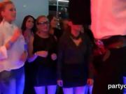 Unusual girls get entirely insane and nude at hardcore party
