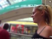 Striking czech teenie was seduced in the mall and pounded in