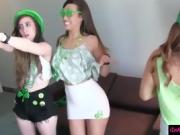 St Pattys Day turns to crazy group sex