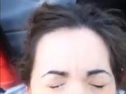 Cumming on her face