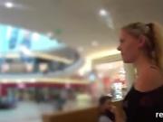 Gorgeous czech nympho is tempted in the shopping centre and s