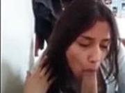 Latina GF Blowjob & Cumshot