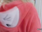 Pussy pranking leads to POV foursome