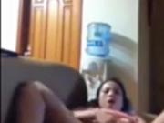 Me Fernanda masturbates watching porn