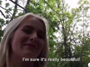 Blonde Aishas outdoor fuck scene