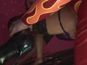 Horny strippers share his thick warm cumshot