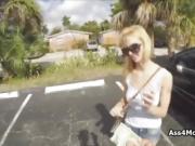 Blown by broke bigtit blonde teen