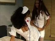 Watch two slutty nurses go at it on their break