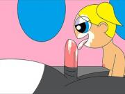 Bubbles Deep Troat Powerpuff Girl Animation