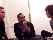 Initiate lesbian nymphos get their slim snatches licked and s