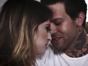 Sexy teen rough fucked by a problematic stepbrother