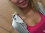 Ravishing czech kitten is tempted in the supermarket and scre